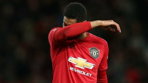 UTE: Rashford er Uniteds toppscorer med 17 mål. Nå er det andre som må score målene.