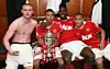 Potensialet på plass: Ravel Morrison, Paul Pogba, Jesse Lingard og Ryan Tunncliffe.