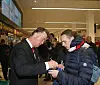 MANCHESTER, ENGLAND - DECEMBER 07: Manager Louis van Gaal of Manchester United departs for their UEFA Champions League match against Wolfsburg at Manchester Airport on December 7, 2015 in Manchester, England. (Photo by Matthew Peters/Man Utd via Getty Images)