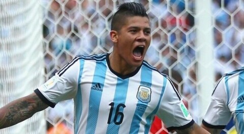 I ARGENTINA-TROPPEN: Marcos Rojo. rojo