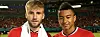 Luke Shaw og Jesse Lingard