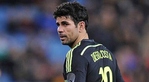 Diego Costa ute mot United