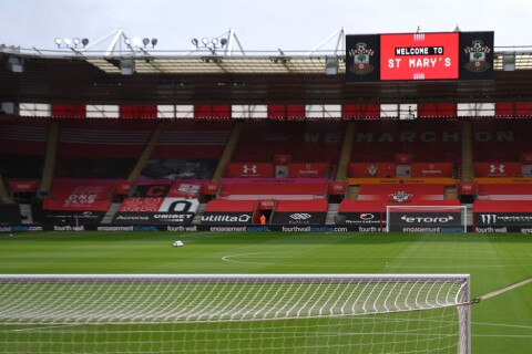 ST. MARY’S STADIUM: Her spilles søndagens kamp mot Southampton.