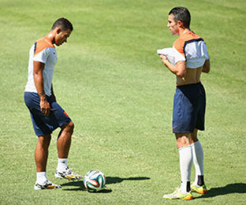 Netherlands Training Session - 2014 FIFA World Cup Brazil