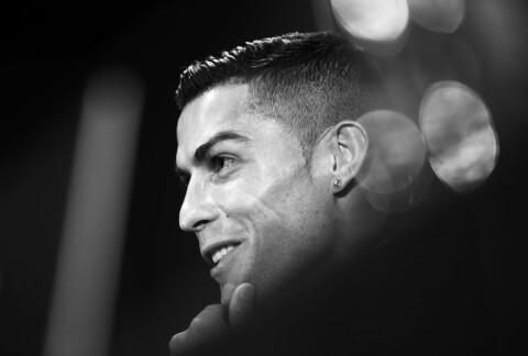 HJEMME IGJEN: Cristiano Ronaldo blir igjen United-spiller, tolv år etter at han forlot klubben. Juventus Press Conference