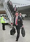 Manchester United FC Arrive In Miami During Pre-Season Tour of The USA