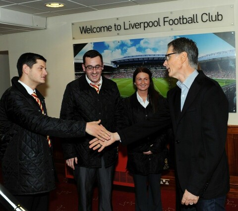 New Owner Of Liverpool FC John W. Henry Meets Manager And Team