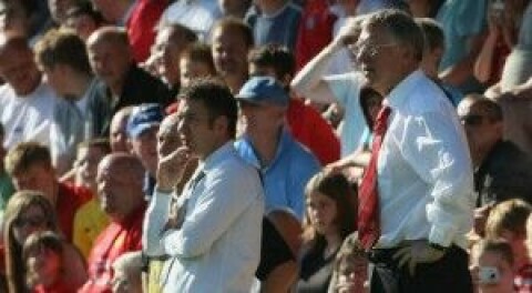 Darren og Sir Alex Ferguson