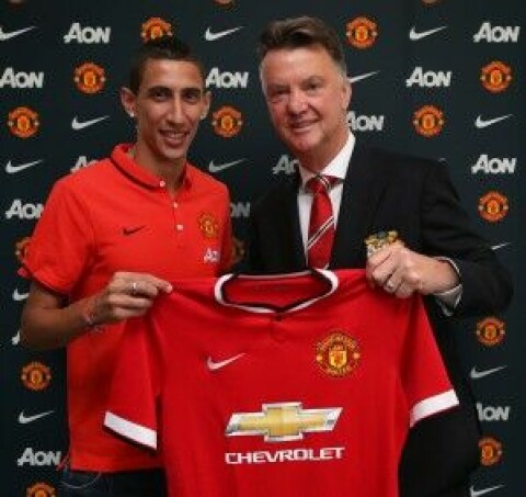 Manchester United Unveil Record Signing Angel di Maria