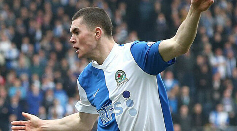MÅL: Michael Keane scoret for Blackburn.