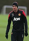 TILBAKE: Chris Smalling er tilbake i trening etter skaden.