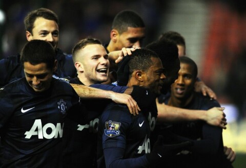 OPPTUR: De tre siste kampene har vært preget av fine bilder. Stoke City v Manchester United - Capital One Cup Quarter Final