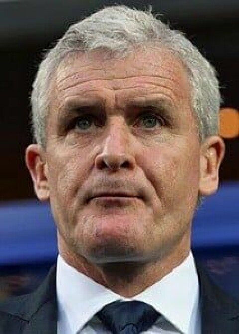 Tidligere United-spiss Mark Hughes er nå Stoke-manager.