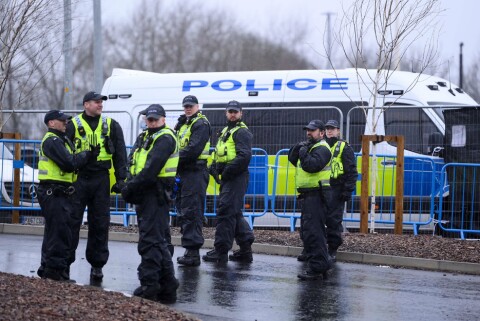 STORT POLITIOPPBUD: Sikkerheten er stor når Leeds og Manchester United møtes Leeds United v Manchester United - Premier League