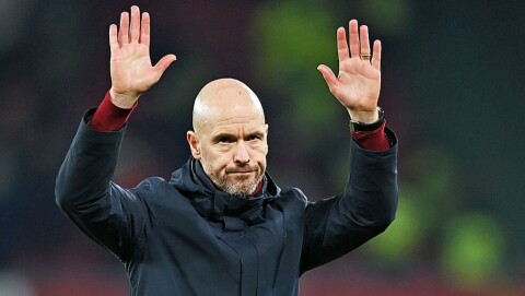HVA SKJER NÅ?: Det ble 2-2 og uavgjort da Erik ten Hags United og Leeds møttes på Old Trafford i midtuken. Hvordan går det søndag? tenahg22