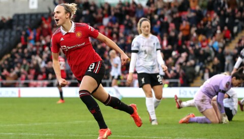 SCORET IKKE LIKE MANGE FOR UNITED: Men hun scoret i alle fall mot Liverpool (selvsagt som innbytter).