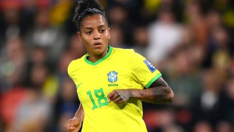 STOR SUKSESS: Geyse Da Silva Ferreira vant både ligaen, den spanske supercupen og Champions League med Barcelona sist sesong. Nå er hun klar for Manchester United. geyse290723o