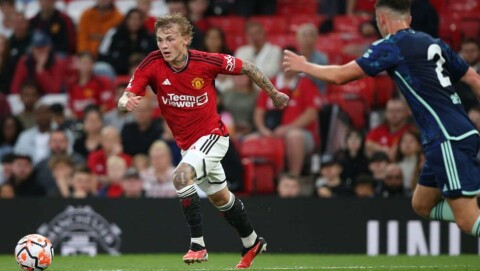 Tap for U21-laget på Old Trafford etter sjansesløseri Hansen-Aarøen