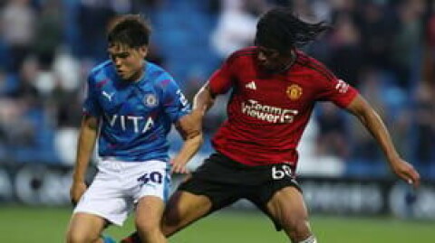 Sesongens første seier for U21-gutta – slo Stockport på straffekonk Stockport County v Manchester United U21 - EFL Trophy