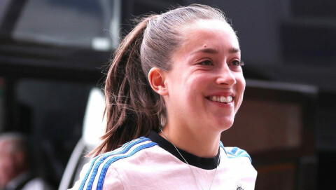 REDDET UNITED: Maya Le Tissier, her fra før kampen. letissier070523