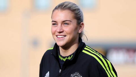 ER OGSÅ PÅ UTGÅENDE KONTRAKT: Alessia Russo. Sunderland v Manchester United: Vitality Women's FA Cup Fourth Round