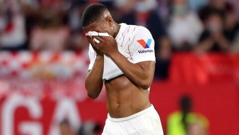 IKKE OPTIMALT: Anthony Martials låneopphold i Sevilla ble ikke helt som noen involverte hadde håpet. martial170422