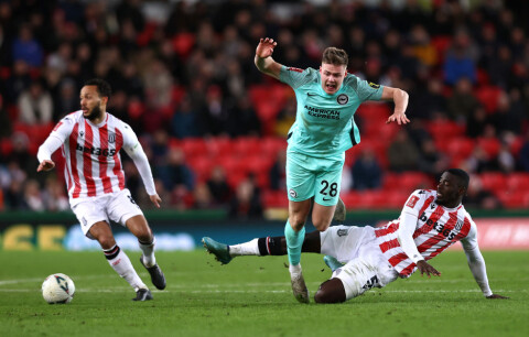 Stoke City v Brighton and Hove Albion: Emirates FA Cup Fifth Round
