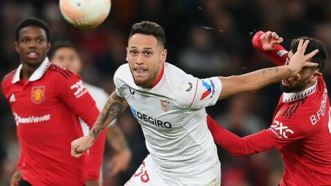 Sevilla kan bli unike i United-sammenheng Manchester United v Sevilla FC: Quarterfinal First Leg - UEFA Europa League