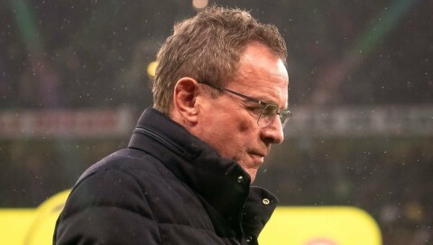 GJORDE IKKE UNITED BEDRE: Ralf Rangnick. rangnick020522b