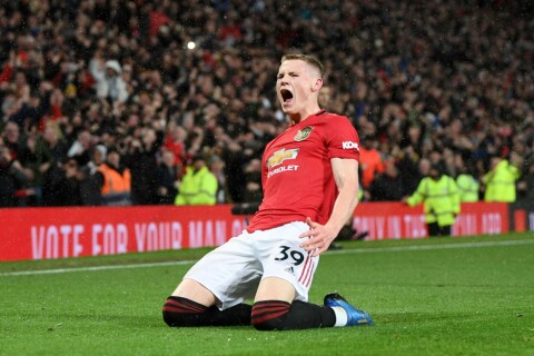 ELLEVILT: Scott McTominay ble matchvinner mot Manchester City i 2020 – den siste kampen med supportere på Old Trafford. ELLEVILT: Scott McTominay ble matchvinner mot Manchester City i 2020 – den siste kampen med supportere på Old Trafford.