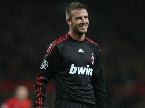 VENDTE HJEM: David Beckham fotografert på Old Trafford i 2010.