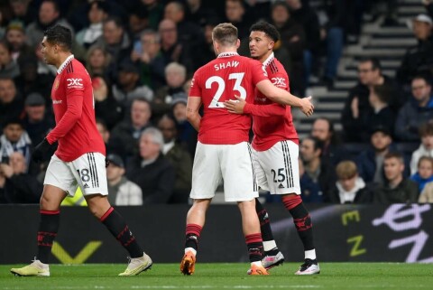 FØRSTE BORTEPOENG MOT TOPPLAG: Selv om United raknet i andre omgang mot Tottenham forrige uke, sikret laget uansett sitt første poeng på bortebane mot et topp 9-lag denne sesongen. Tottenham Hotspur v Manchester United - Premier League