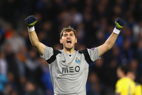 LIKT: Iker Casillas og Cristiano Ronaldo står begge med 177 Champions League-kamper. Club Brugge KV v FC Porto - UEFA Champions League