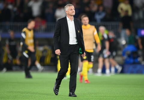 DÅRLIG START: Ole Gunnar Solskjær etter 1-2-tapet for Young Boys. BSC Young Boys v Manchester United: Group F - UEFA Champions League