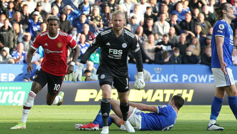 TILBAKE MED SCORING: Marcus Rashford. Leicester City v Manchester United - Premier League