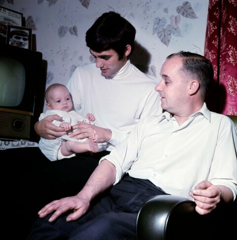 George Best At His Parent's Home In Belfast