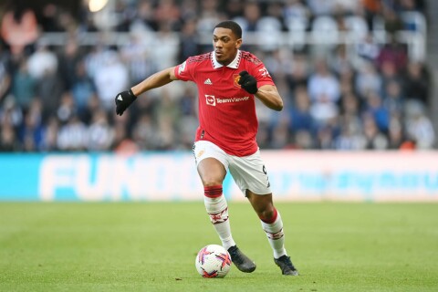 TILBAKE: Anthony Martial spilte en snau halvtime mot Newcastle etter å ha vært ute en måned. Newcastle United v Manchester United - Premier League