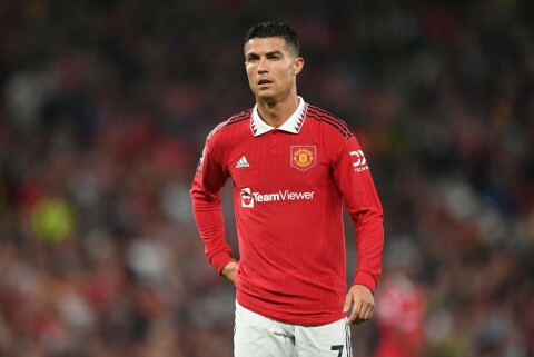 VRAKET: Cristiano Ronaldo har bare startet én ligakamp for Erik ten Hag så langt denne sesongen. Manchester United v Liverpool FC - Premier League