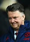 Louis van Gaal under tapet mot West Bromwich.