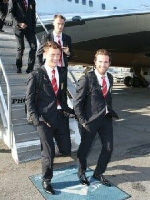 Manchester United Arrive In Los Angeles