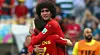 VIKTIG: Marouane Fellaini roet frynsete belgiske nerver i åpningskampen. Belgia er allerede videre fr gruppa, men kan de gå hele veien til finalen?